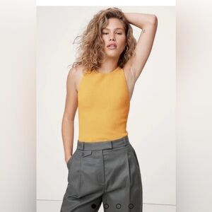 Size XL NWT Banana Republic women’s SCULPTED RIBBED TANK fitted